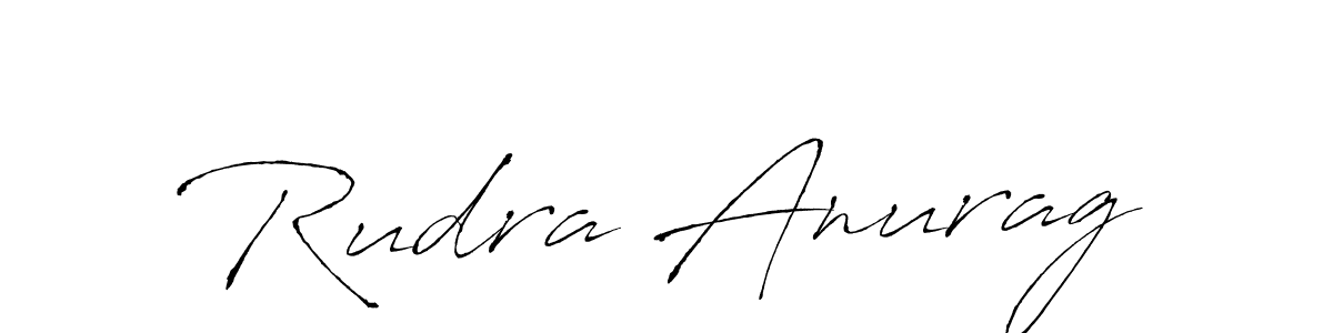 Create a beautiful signature design for name Rudra Anurag. With this signature (Antro_Vectra) fonts, you can make a handwritten signature for free. Rudra Anurag signature style 6 images and pictures png