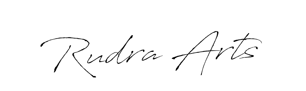 How to make Rudra Arts signature? Antro_Vectra is a professional autograph style. Create handwritten signature for Rudra Arts name. Rudra Arts signature style 6 images and pictures png