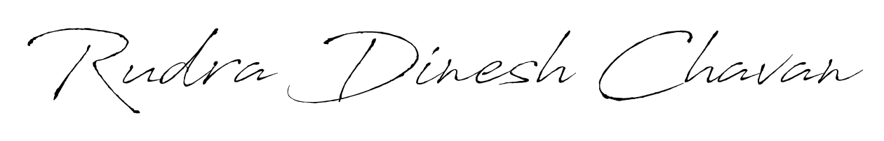 Make your name Rudra Dinesh Chavan memorable on every contract using Antro_Vectra autograph style. Instant transparent background export available. Rudra Dinesh Chavan signature style 6 images and pictures png