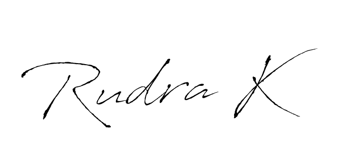 Similarly Antro_Vectra is the best handwritten signature design. Signature creator online .You can use it as an online autograph creator for name Rudra K. Rudra K signature style 6 images and pictures png