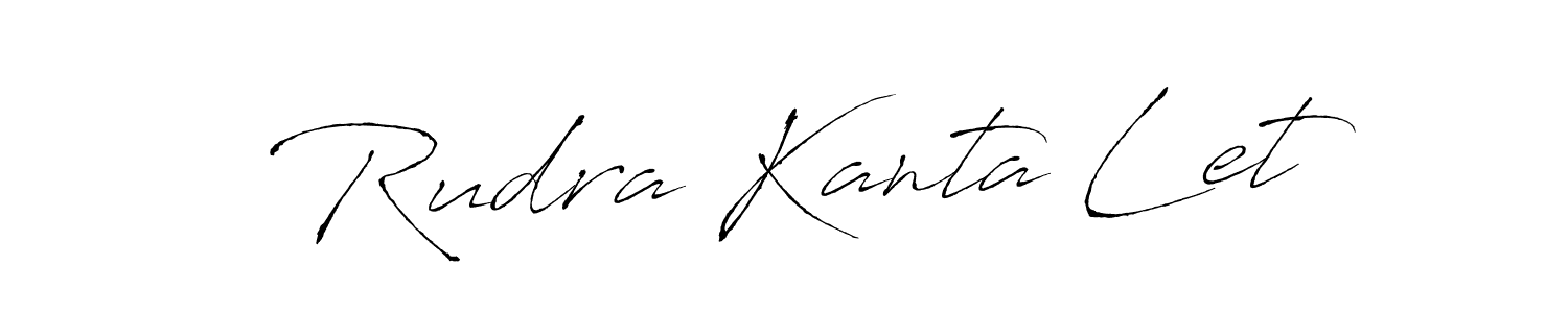 The best way (Antro_Vectra) to make a short signature is to pick only two or three words in your name. The name Rudra Kanta Let include a total of six letters. For converting this name. Rudra Kanta Let signature style 6 images and pictures png