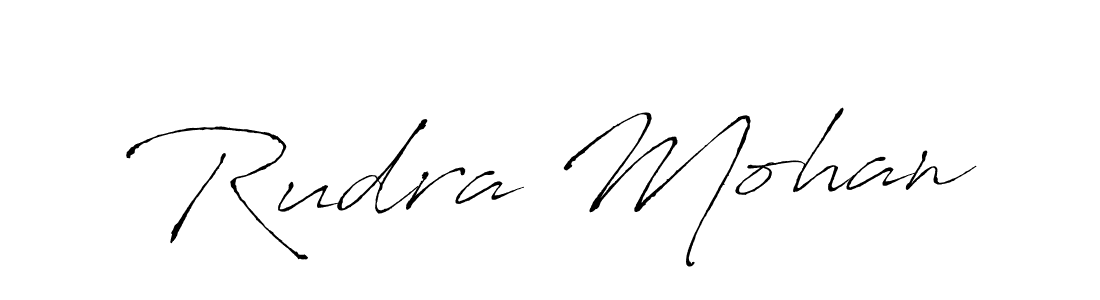Rudra Mohan stylish signature style. Best Handwritten Sign (Antro_Vectra) for my name. Handwritten Signature Collection Ideas for my name Rudra Mohan. Rudra Mohan signature style 6 images and pictures png
