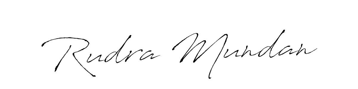 Also we have Rudra Mundan name is the best signature style. Create professional handwritten signature collection using Antro_Vectra autograph style. Rudra Mundan signature style 6 images and pictures png