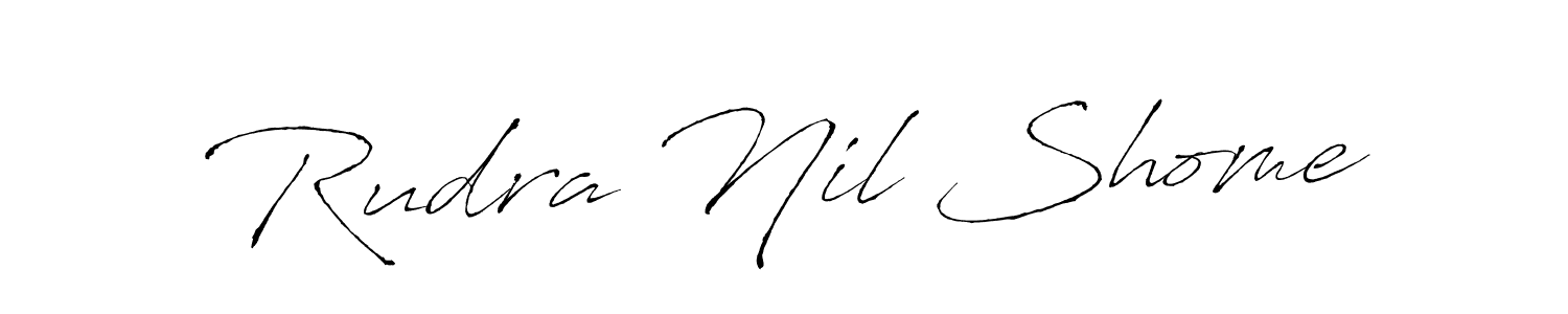 You should practise on your own different ways (Antro_Vectra) to write your name (Rudra Nil Shome) in signature. don't let someone else do it for you. Rudra Nil Shome signature style 6 images and pictures png