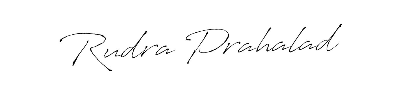 Rudra Prahalad stylish signature style. Best Handwritten Sign (Antro_Vectra) for my name. Handwritten Signature Collection Ideas for my name Rudra Prahalad. Rudra Prahalad signature style 6 images and pictures png