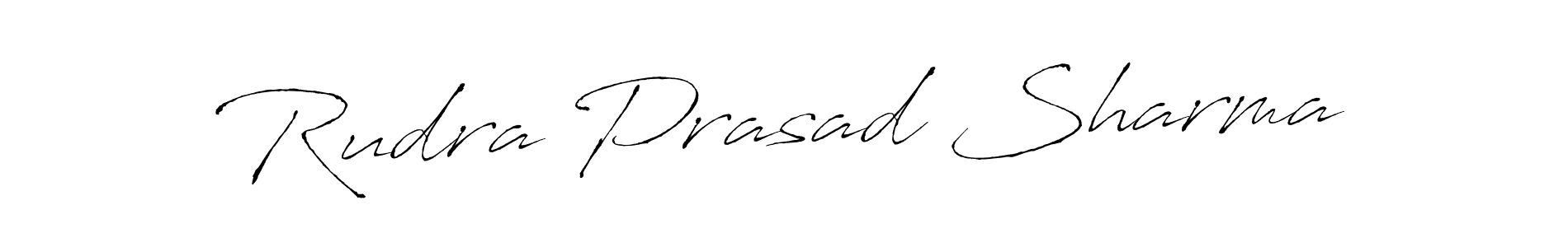 Make a beautiful signature design for name Rudra Prasad Sharma. With this signature (Antro_Vectra) style, you can create a handwritten signature for free. Rudra Prasad Sharma signature style 6 images and pictures png