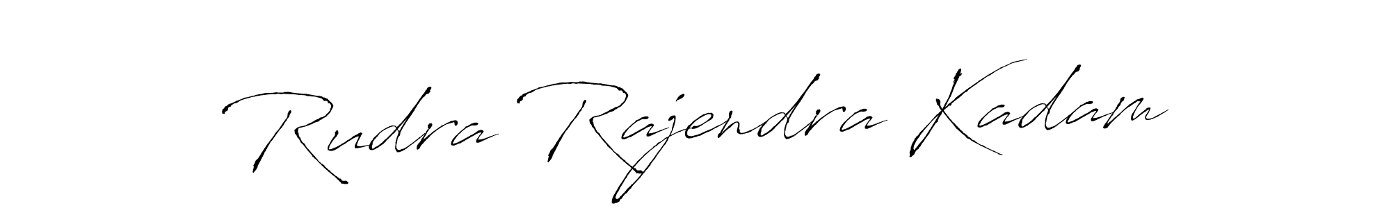 You can use this online signature creator to create a handwritten signature for the name Rudra Rajendra Kadam. This is the best online autograph maker. Rudra Rajendra Kadam signature style 6 images and pictures png