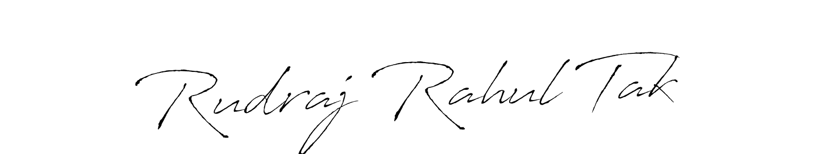 Use a signature maker to create a handwritten signature online. With this signature software, you can design (Antro_Vectra) your own signature for name Rudraj Rahul Tak. Rudraj Rahul Tak signature style 6 images and pictures png