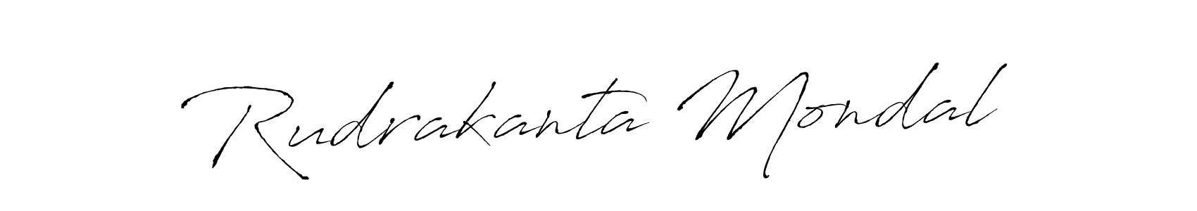 Rudrakanta Mondal stylish signature style. Best Handwritten Sign (Antro_Vectra) for my name. Handwritten Signature Collection Ideas for my name Rudrakanta Mondal. Rudrakanta Mondal signature style 6 images and pictures png