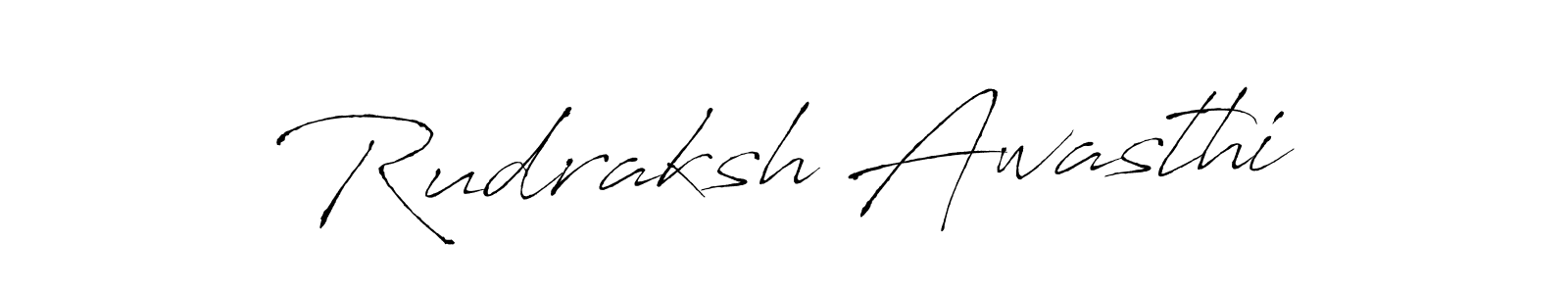 Also we have Rudraksh Awasthi name is the best signature style. Create professional handwritten signature collection using Antro_Vectra autograph style. Rudraksh Awasthi signature style 6 images and pictures png