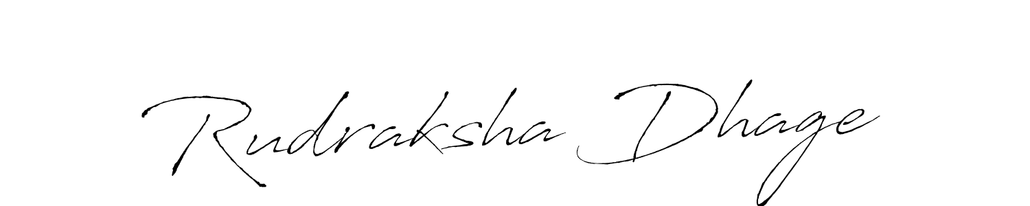 Once you've used our free online signature maker to create your best signature Antro_Vectra style, it's time to enjoy all of the benefits that Rudraksha Dhage name signing documents. Rudraksha Dhage signature style 6 images and pictures png