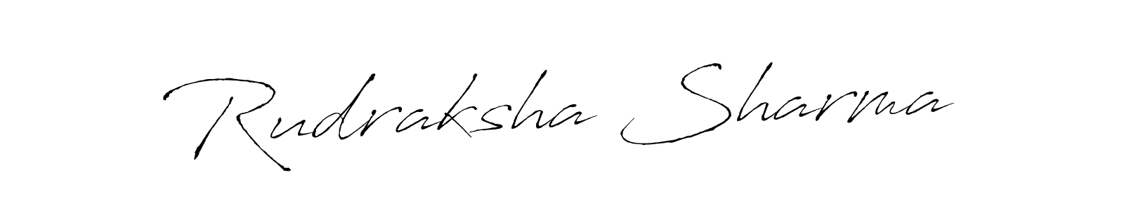 Also we have Rudraksha Sharma name is the best signature style. Create professional handwritten signature collection using Antro_Vectra autograph style. Rudraksha Sharma signature style 6 images and pictures png