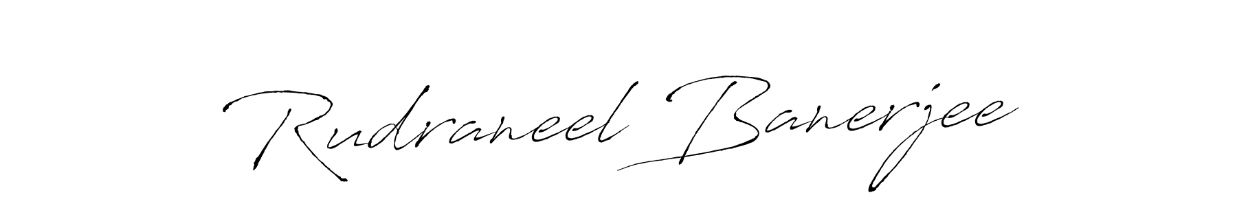 Create a beautiful signature design for name Rudraneel Banerjee. With this signature (Antro_Vectra) fonts, you can make a handwritten signature for free. Rudraneel Banerjee signature style 6 images and pictures png