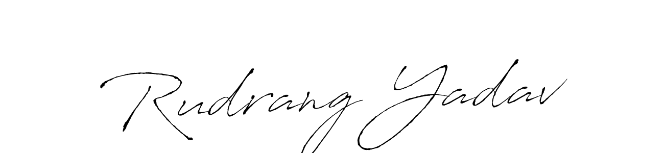 Also You can easily find your signature by using the search form. We will create Rudrang Yadav name handwritten signature images for you free of cost using Antro_Vectra sign style. Rudrang Yadav signature style 6 images and pictures png