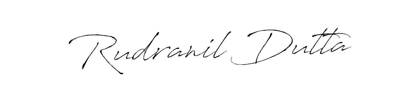 Design your own signature with our free online signature maker. With this signature software, you can create a handwritten (Antro_Vectra) signature for name Rudranil Dutta. Rudranil Dutta signature style 6 images and pictures png