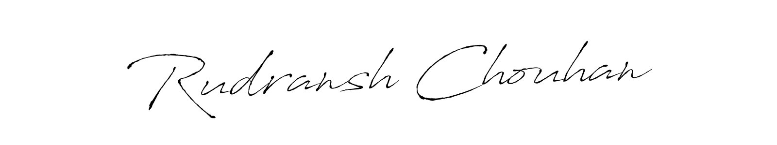 Also we have Rudransh Chouhan name is the best signature style. Create professional handwritten signature collection using Antro_Vectra autograph style. Rudransh Chouhan signature style 6 images and pictures png