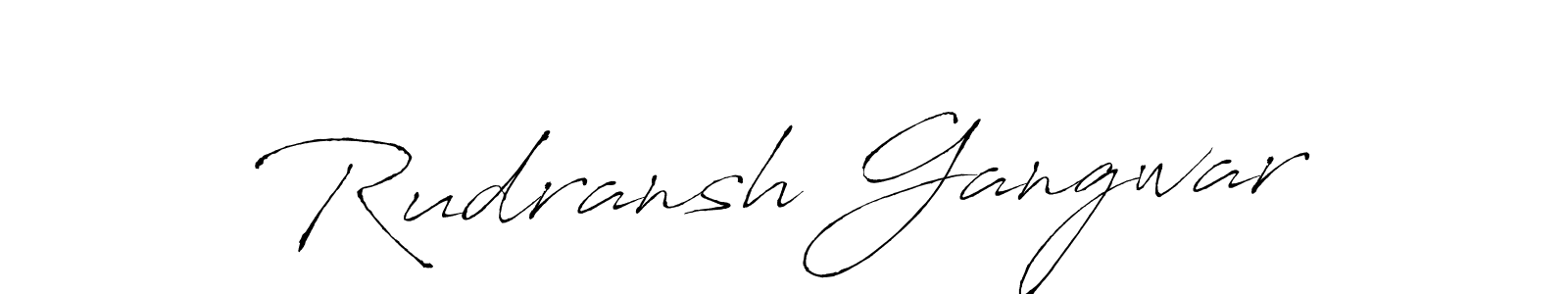 Also You can easily find your signature by using the search form. We will create Rudransh Gangwar name handwritten signature images for you free of cost using Antro_Vectra sign style. Rudransh Gangwar signature style 6 images and pictures png