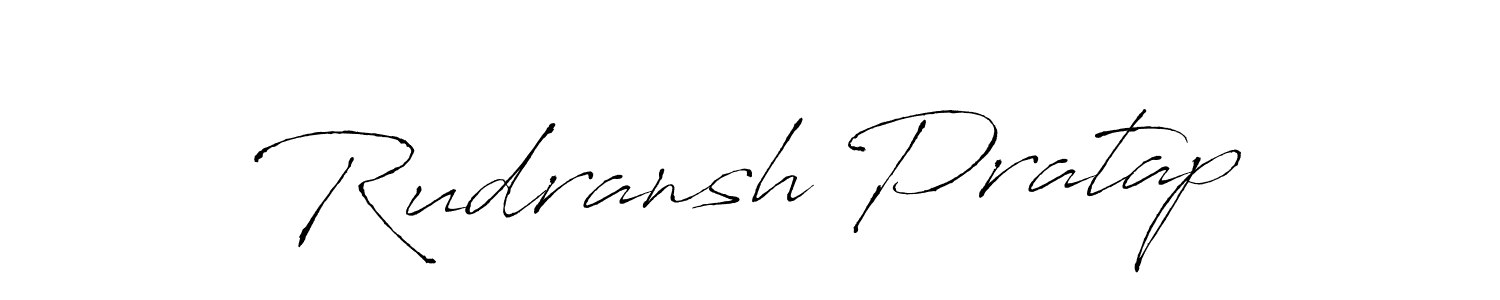 This is the best signature style for the Rudransh Pratap name. Also you like these signature font (Antro_Vectra). Mix name signature. Rudransh Pratap signature style 6 images and pictures png
