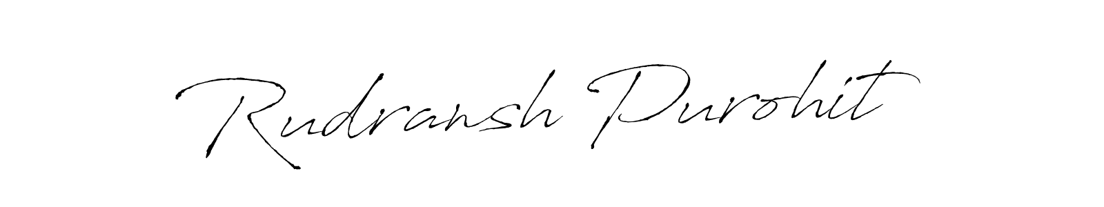It looks lik you need a new signature style for name Rudransh Purohit. Design unique handwritten (Antro_Vectra) signature with our free signature maker in just a few clicks. Rudransh Purohit signature style 6 images and pictures png