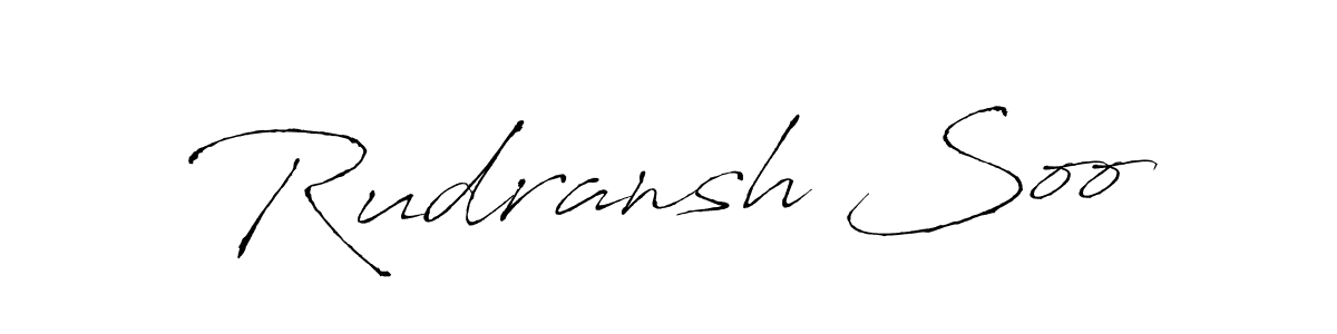 Once you've used our free online signature maker to create your best signature Antro_Vectra style, it's time to enjoy all of the benefits that Rudransh Soo name signing documents. Rudransh Soo signature style 6 images and pictures png