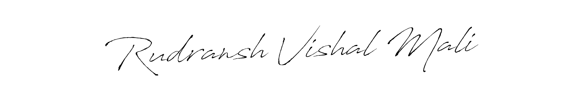 It looks lik you need a new signature style for name Rudransh Vishal Mali. Design unique handwritten (Antro_Vectra) signature with our free signature maker in just a few clicks. Rudransh Vishal Mali signature style 6 images and pictures png