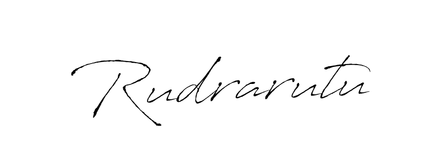 You should practise on your own different ways (Antro_Vectra) to write your name (Rudrarutu) in signature. don't let someone else do it for you. Rudrarutu signature style 6 images and pictures png