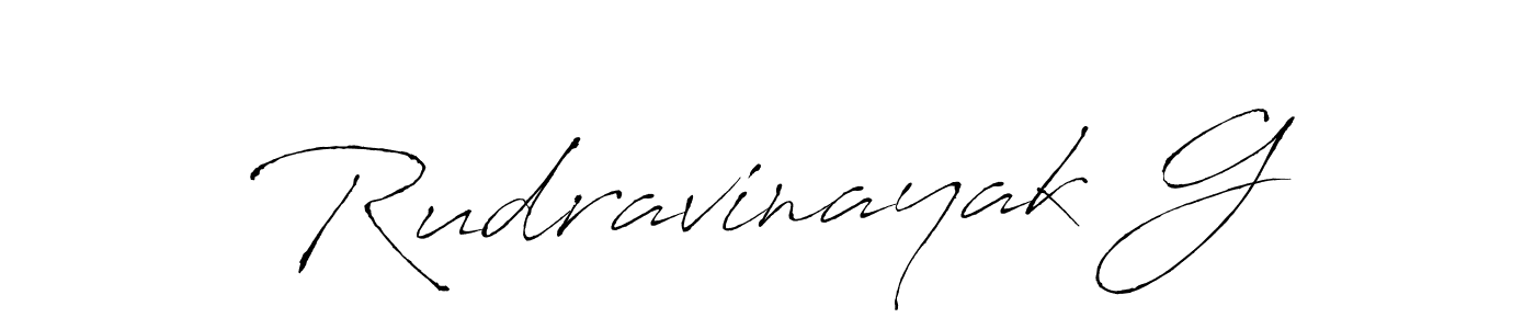 Also You can easily find your signature by using the search form. We will create Rudravinayak G name handwritten signature images for you free of cost using Antro_Vectra sign style. Rudravinayak G signature style 6 images and pictures png