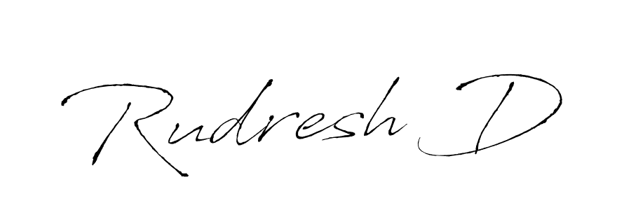 This is the best signature style for the Rudresh D name. Also you like these signature font (Antro_Vectra). Mix name signature. Rudresh D signature style 6 images and pictures png