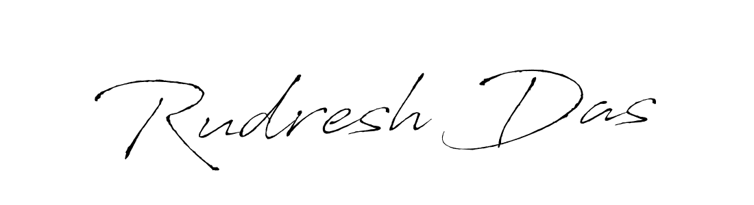 Antro_Vectra is a professional signature style that is perfect for those who want to add a touch of class to their signature. It is also a great choice for those who want to make their signature more unique. Get Rudresh Das name to fancy signature for free. Rudresh Das signature style 6 images and pictures png