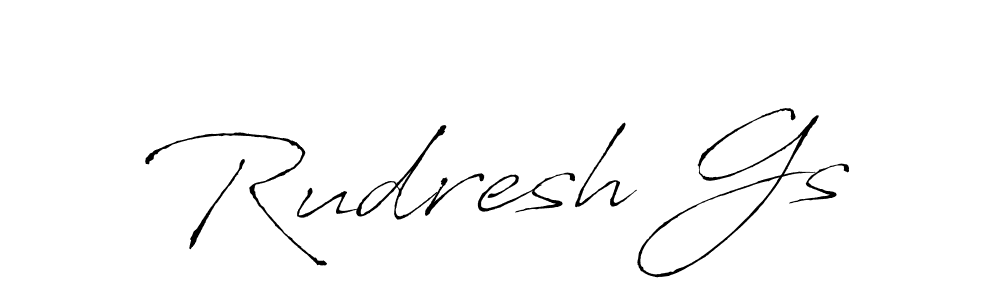 It looks lik you need a new signature style for name Rudresh Gs. Design unique handwritten (Antro_Vectra) signature with our free signature maker in just a few clicks. Rudresh Gs signature style 6 images and pictures png