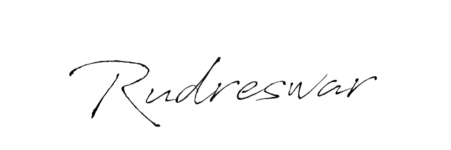 How to make Rudreswar name signature. Use Antro_Vectra style for creating short signs online. This is the latest handwritten sign. Rudreswar signature style 6 images and pictures png