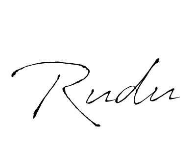 You should practise on your own different ways (Antro_Vectra) to write your name (Rudu) in signature. don't let someone else do it for you. Rudu signature style 6 images and pictures png