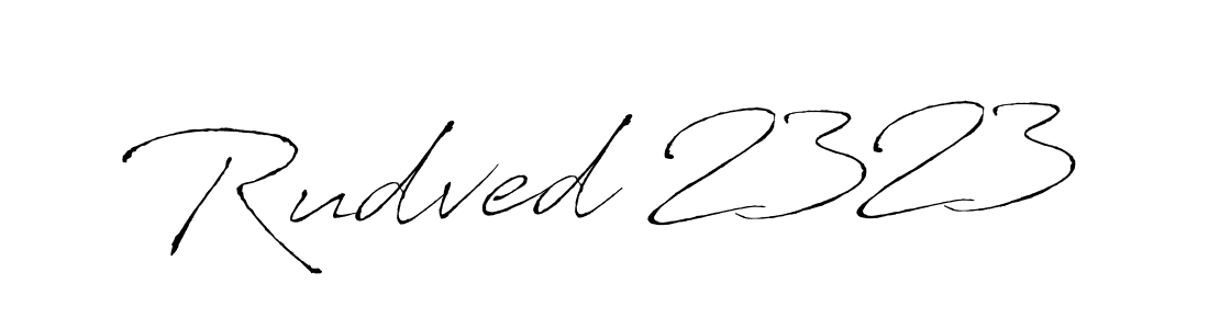 Antro_Vectra is a professional signature style that is perfect for those who want to add a touch of class to their signature. It is also a great choice for those who want to make their signature more unique. Get Rudved 2323 name to fancy signature for free. Rudved 2323 signature style 6 images and pictures png