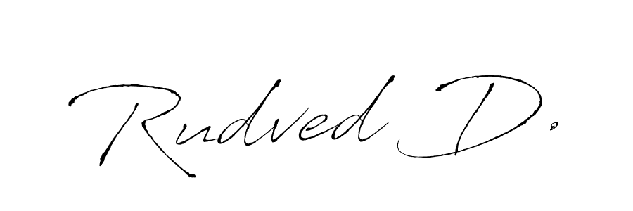 Make a beautiful signature design for name Rudved D.. Use this online signature maker to create a handwritten signature for free. Rudved D. signature style 6 images and pictures png