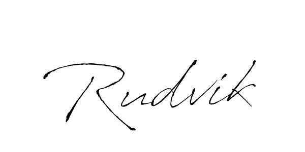 Antro_Vectra is a professional signature style that is perfect for those who want to add a touch of class to their signature. It is also a great choice for those who want to make their signature more unique. Get Rudvik name to fancy signature for free. Rudvik signature style 6 images and pictures png