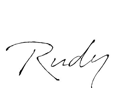 How to make Rudy signature? Antro_Vectra is a professional autograph style. Create handwritten signature for Rudy name. Rudy signature style 6 images and pictures png