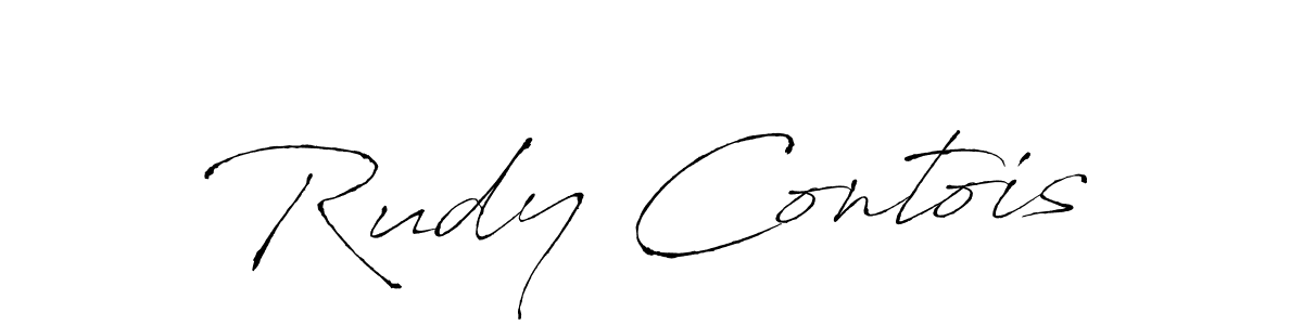 Similarly Antro_Vectra is the best handwritten signature design. Signature creator online .You can use it as an online autograph creator for name Rudy Contois. Rudy Contois signature style 6 images and pictures png