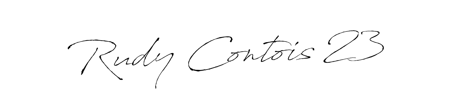 Also You can easily find your signature by using the search form. We will create Rudy Contois 23 name handwritten signature images for you free of cost using Antro_Vectra sign style. Rudy Contois 23 signature style 6 images and pictures png