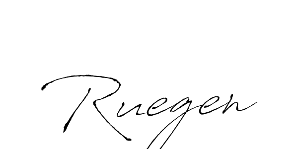 if you are searching for the best signature style for your name Ruegen. so please give up your signature search. here we have designed multiple signature styles  using Antro_Vectra. Ruegen signature style 6 images and pictures png