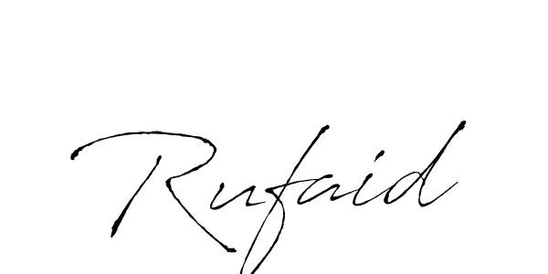 Rufaid stylish signature style. Best Handwritten Sign (Antro_Vectra) for my name. Handwritten Signature Collection Ideas for my name Rufaid. Rufaid signature style 6 images and pictures png