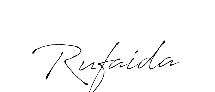 Create a beautiful signature design for name Rufaida. With this signature (Antro_Vectra) fonts, you can make a handwritten signature for free. Rufaida signature style 6 images and pictures png