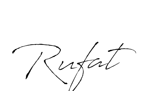 How to make Rufat name signature. Use Antro_Vectra style for creating short signs online. This is the latest handwritten sign. Rufat signature style 6 images and pictures png