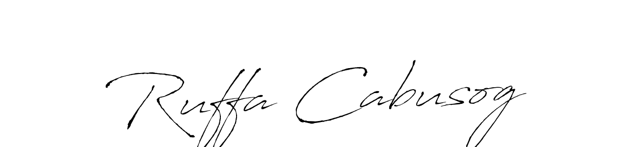 Antro_Vectra is a professional signature style that is perfect for those who want to add a touch of class to their signature. It is also a great choice for those who want to make their signature more unique. Get Ruffa Cabusog name to fancy signature for free. Ruffa Cabusog signature style 6 images and pictures png