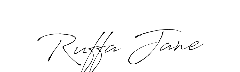 How to make Ruffa Jane signature? Antro_Vectra is a professional autograph style. Create handwritten signature for Ruffa Jane name. Ruffa Jane signature style 6 images and pictures png