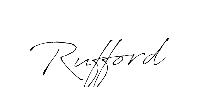 Design your own signature with our free online signature maker. With this signature software, you can create a handwritten (Antro_Vectra) signature for name Rufford. Rufford signature style 6 images and pictures png