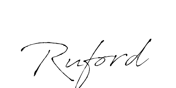 Create a beautiful signature design for name Ruford. With this signature (Antro_Vectra) fonts, you can make a handwritten signature for free. Ruford signature style 6 images and pictures png