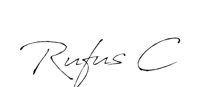 Best and Professional Signature Style for Rufus C. Antro_Vectra Best Signature Style Collection. Rufus C signature style 6 images and pictures png