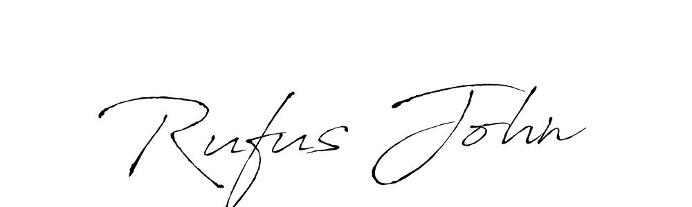 Make a beautiful signature design for name Rufus John. With this signature (Antro_Vectra) style, you can create a handwritten signature for free. Rufus John signature style 6 images and pictures png