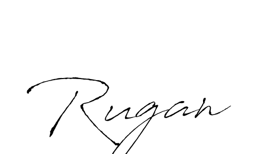 How to make Rugan signature? Antro_Vectra is a professional autograph style. Create handwritten signature for Rugan name. Rugan signature style 6 images and pictures png