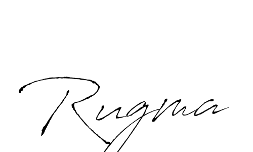 Design your own signature with our free online signature maker. With this signature software, you can create a handwritten (Antro_Vectra) signature for name Rugma. Rugma signature style 6 images and pictures png